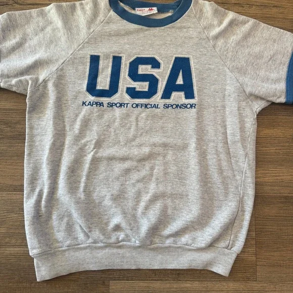 VTG 90s Kappa USA Crewneck Sweater - Picture 2 of 8